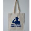 Budget Calico Tote Bag Thumbnail